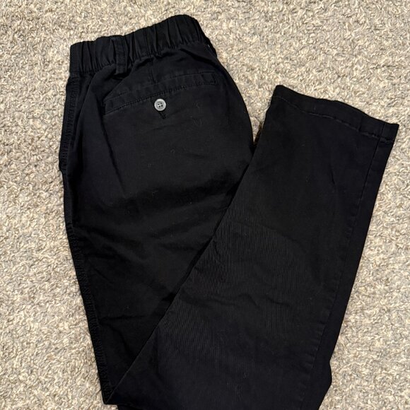 Old Navy Slim Leg Trousers | Black | Size M | Elastic Waist & Ankle - Picture 6 of 6